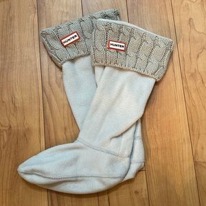 Hunter 6 Stitch Cable Boot Sock